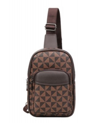 Monogram Sling Backpack 007-1070 BROWN